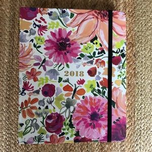 New 2018 Large Kate Spade Dahlia Spiral Agenda